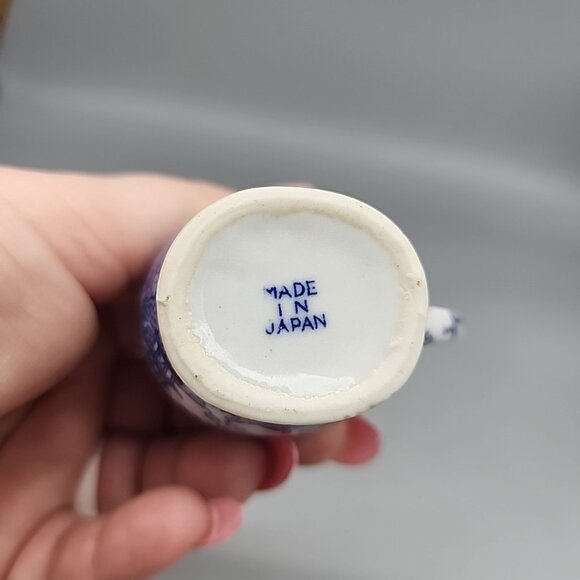 Vintage Blue Willow Doll Miniature 2” Ceramic Creamer Pitcher Made in Japan - Picture 4 of 4